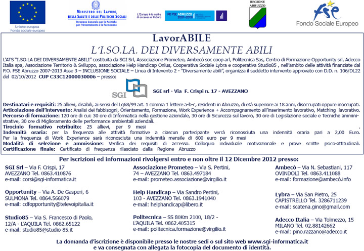 lybra cooperativa sociale LavorAbile