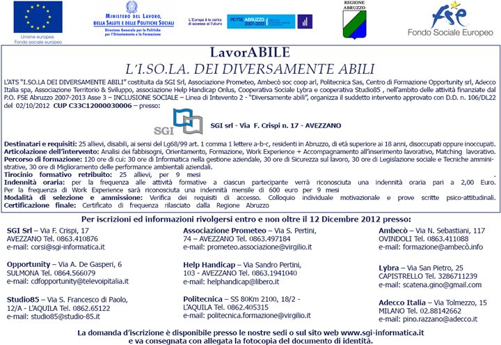 lybra cooperativa sociale LavorAbile